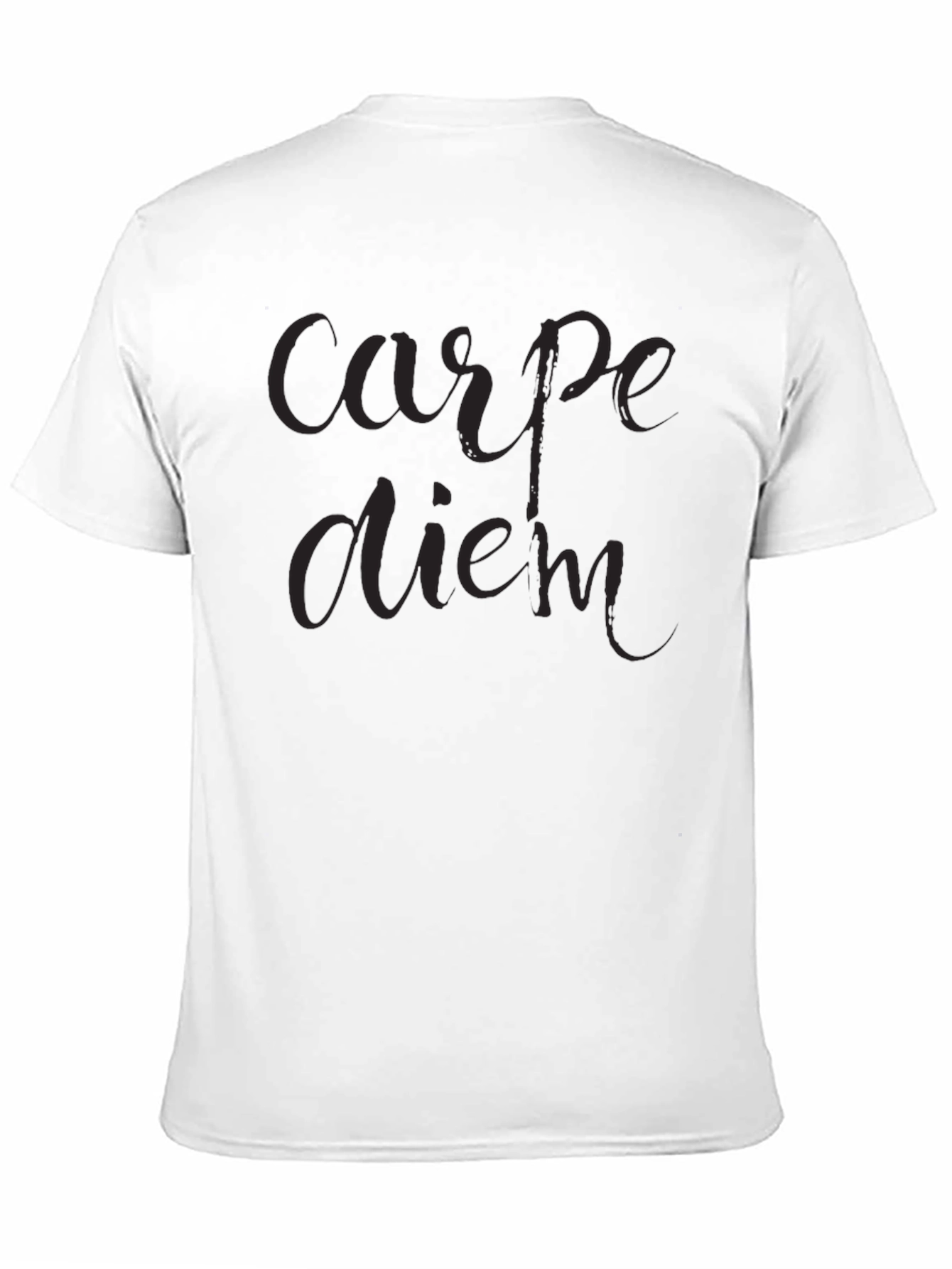 Carpe Diem Black T-Shirt - Seize the Day!