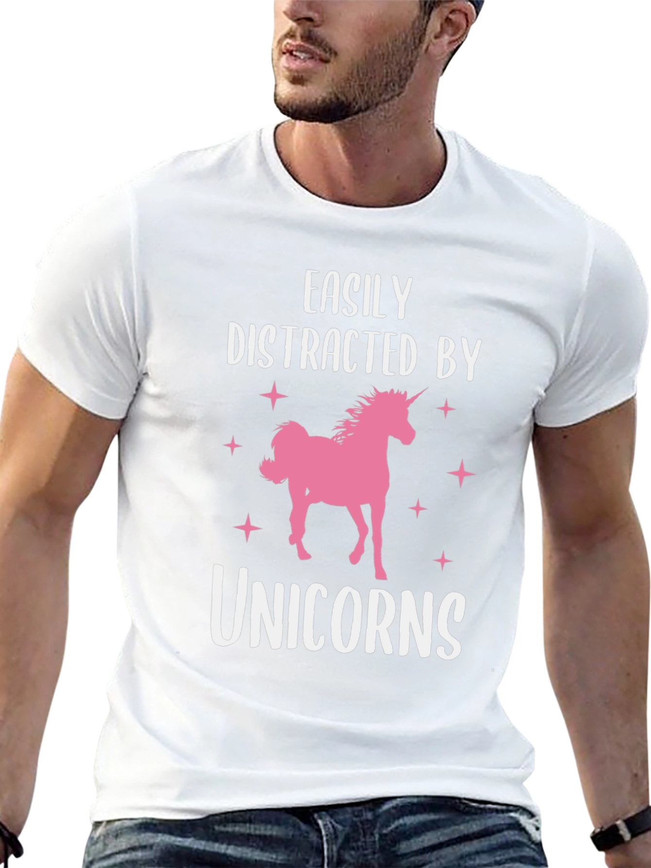 Easily Distracted by Unicorns Graphic Tee