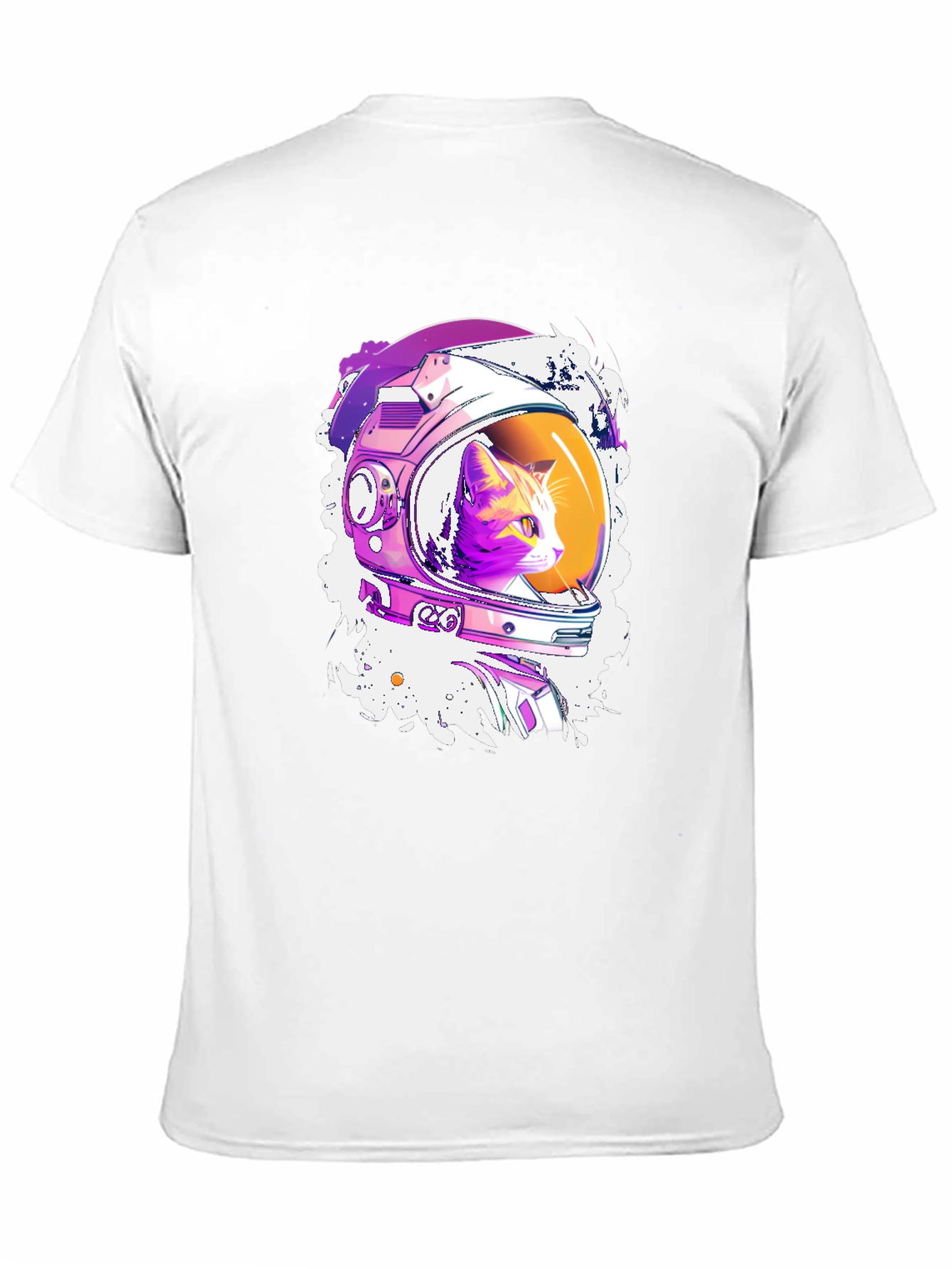 Astronaut Cat Graphic T-Shirt