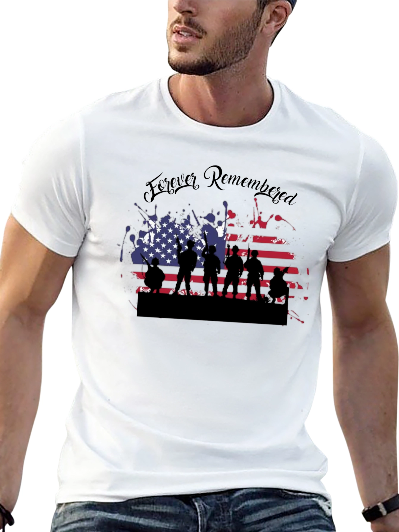 Forever Remembered Military Tribute T-Shirt