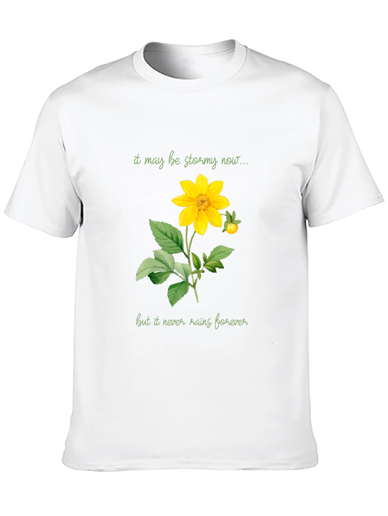 Stormy Now Flower Graphic Tee