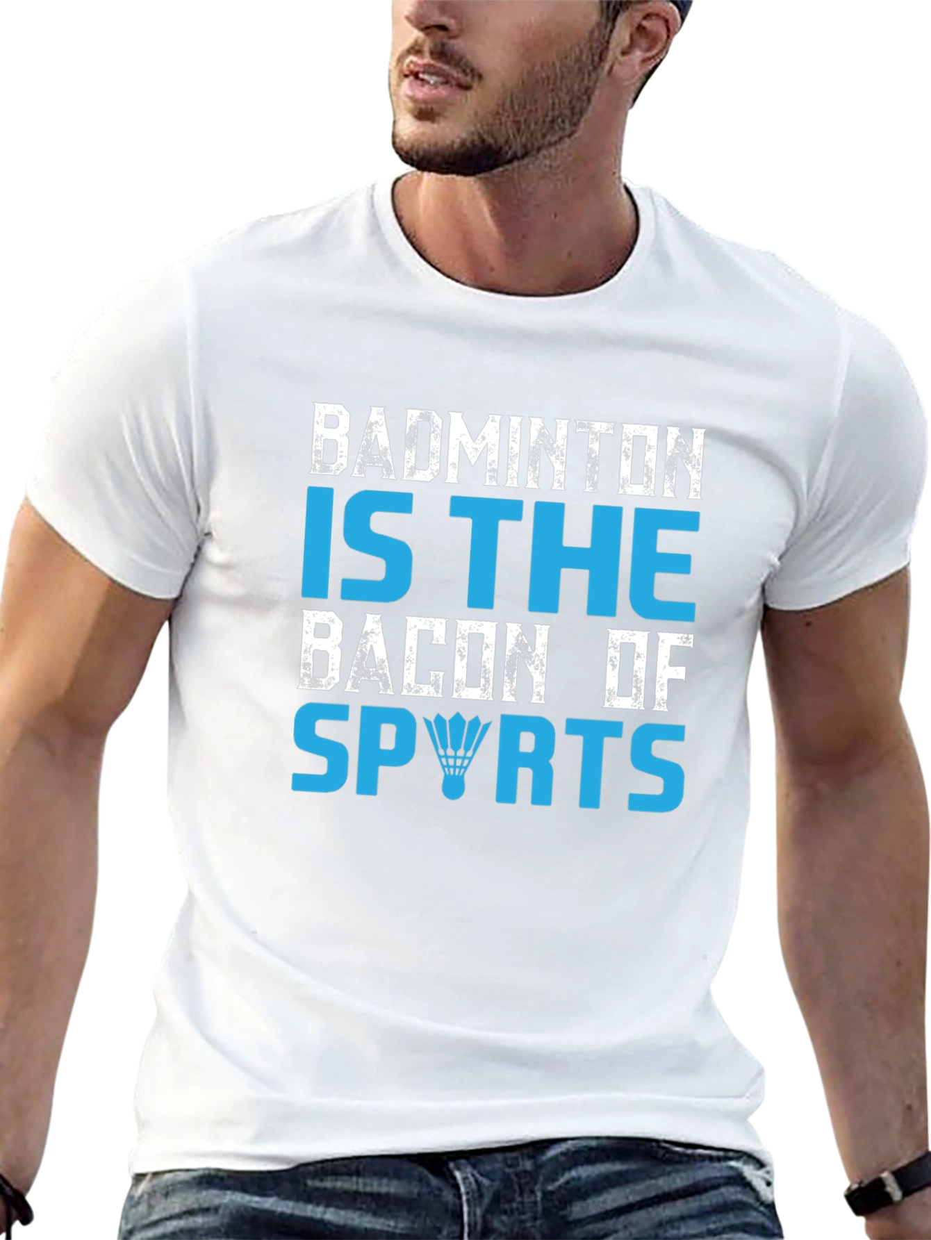 Badminton Is The Bacon Of Sports Graphic T-Shirt