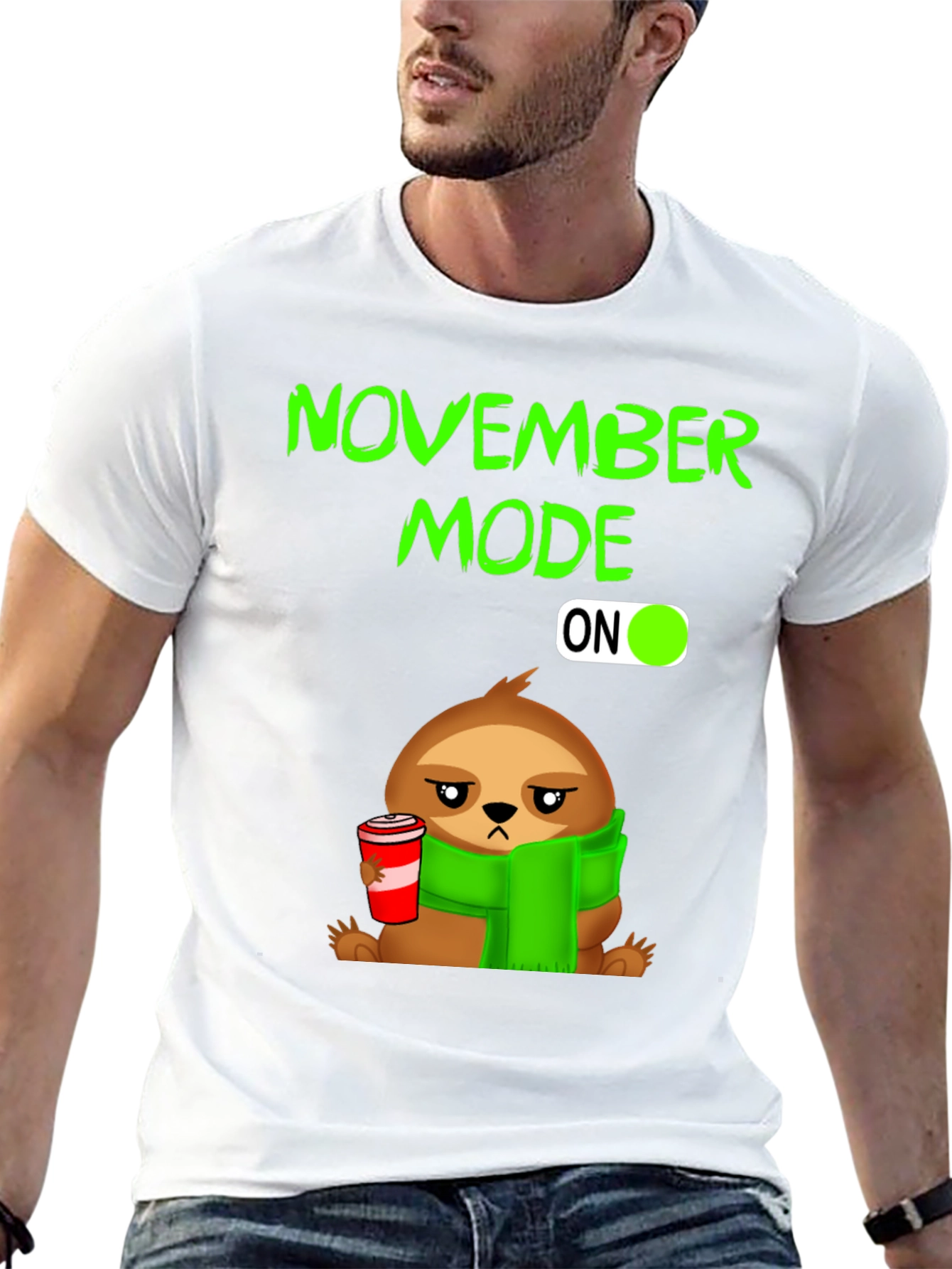 November Mode ON Sloth T-Shirt