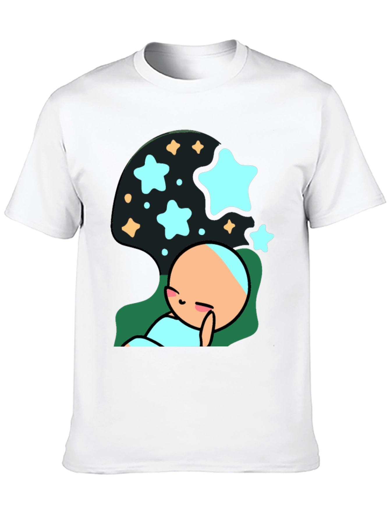 Dreaming Star Graphic T-Shirt - Relaxed Fit Cotton Tee