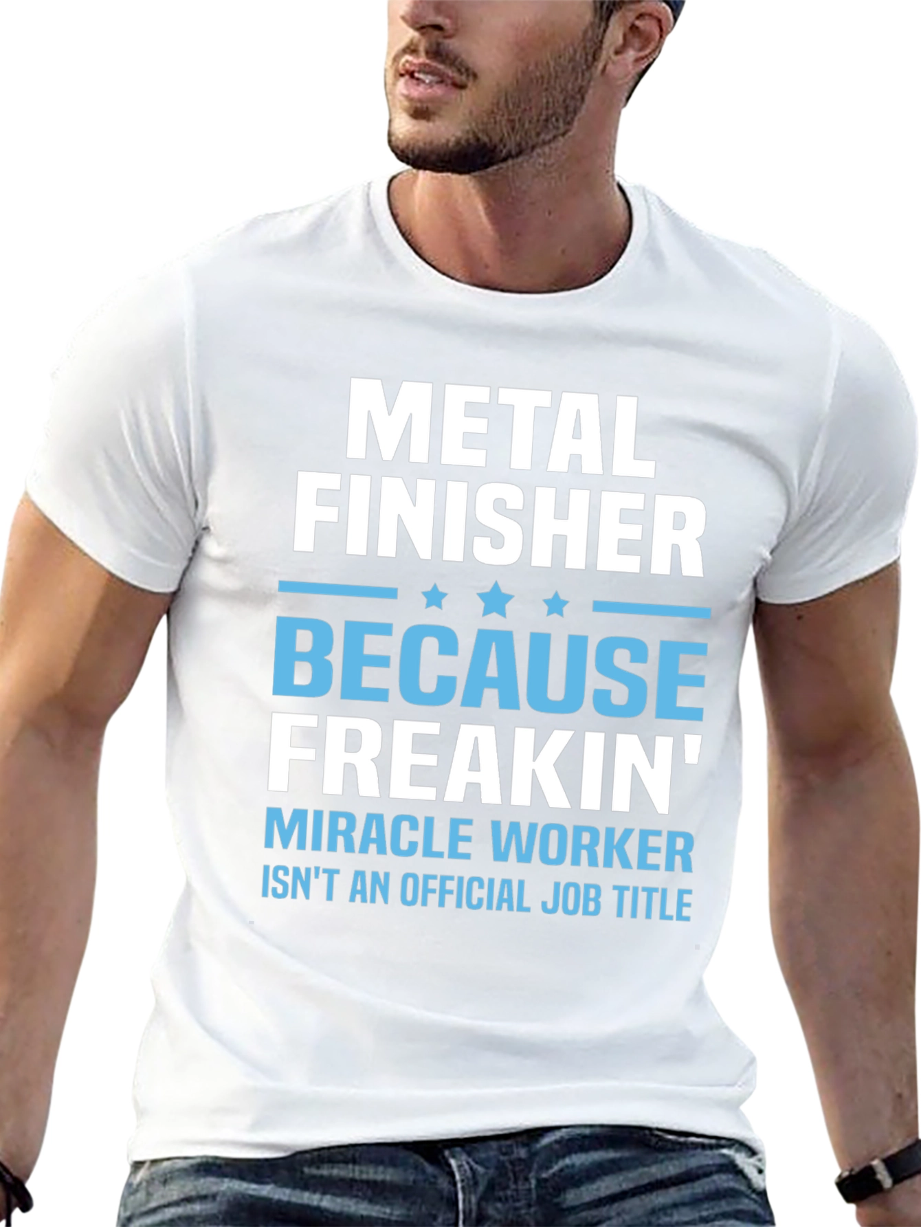 Metal Finisher Funny Job Title T-Shirt