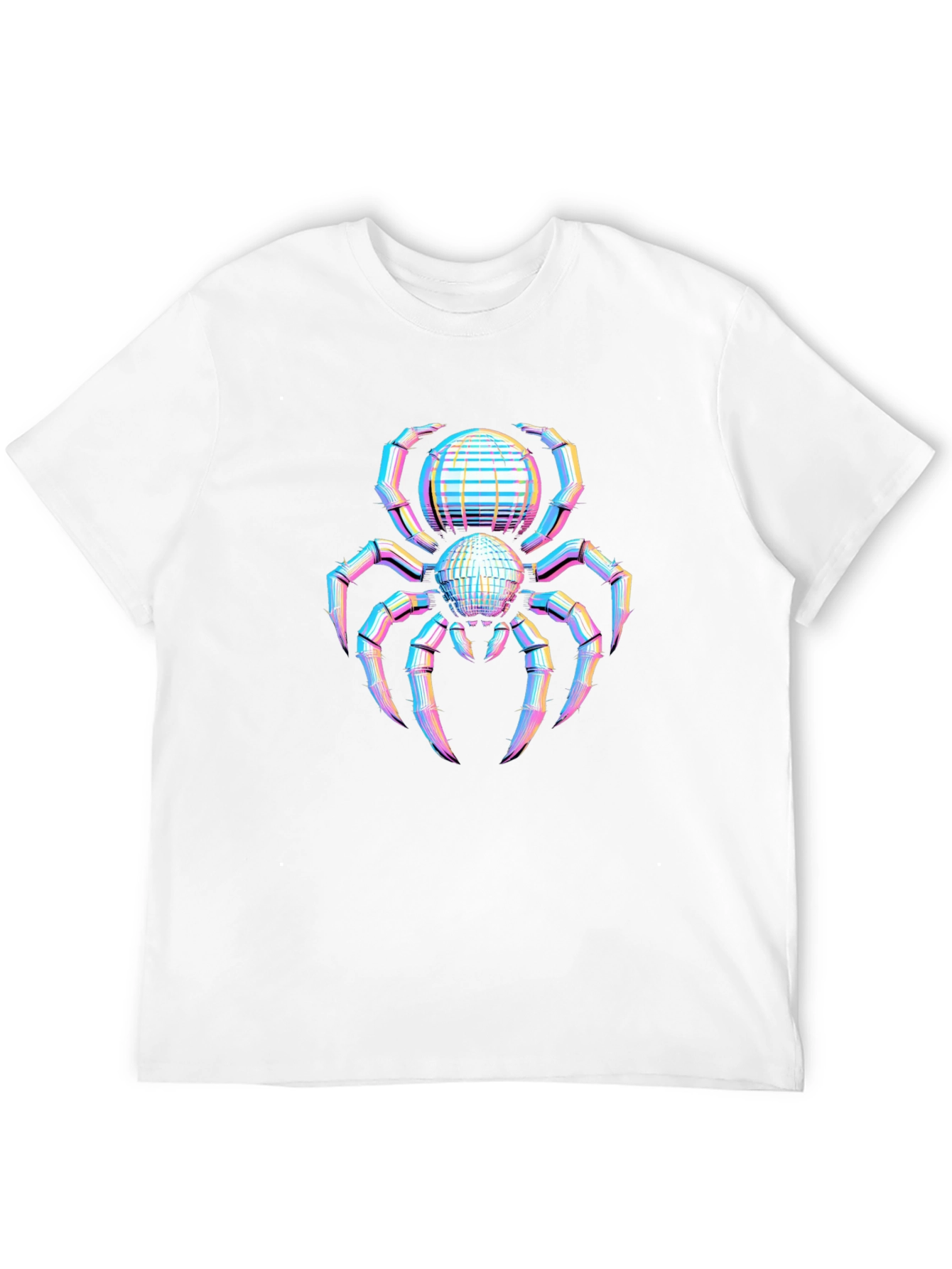 Cyberpunk Spider Graphic Tee - Black