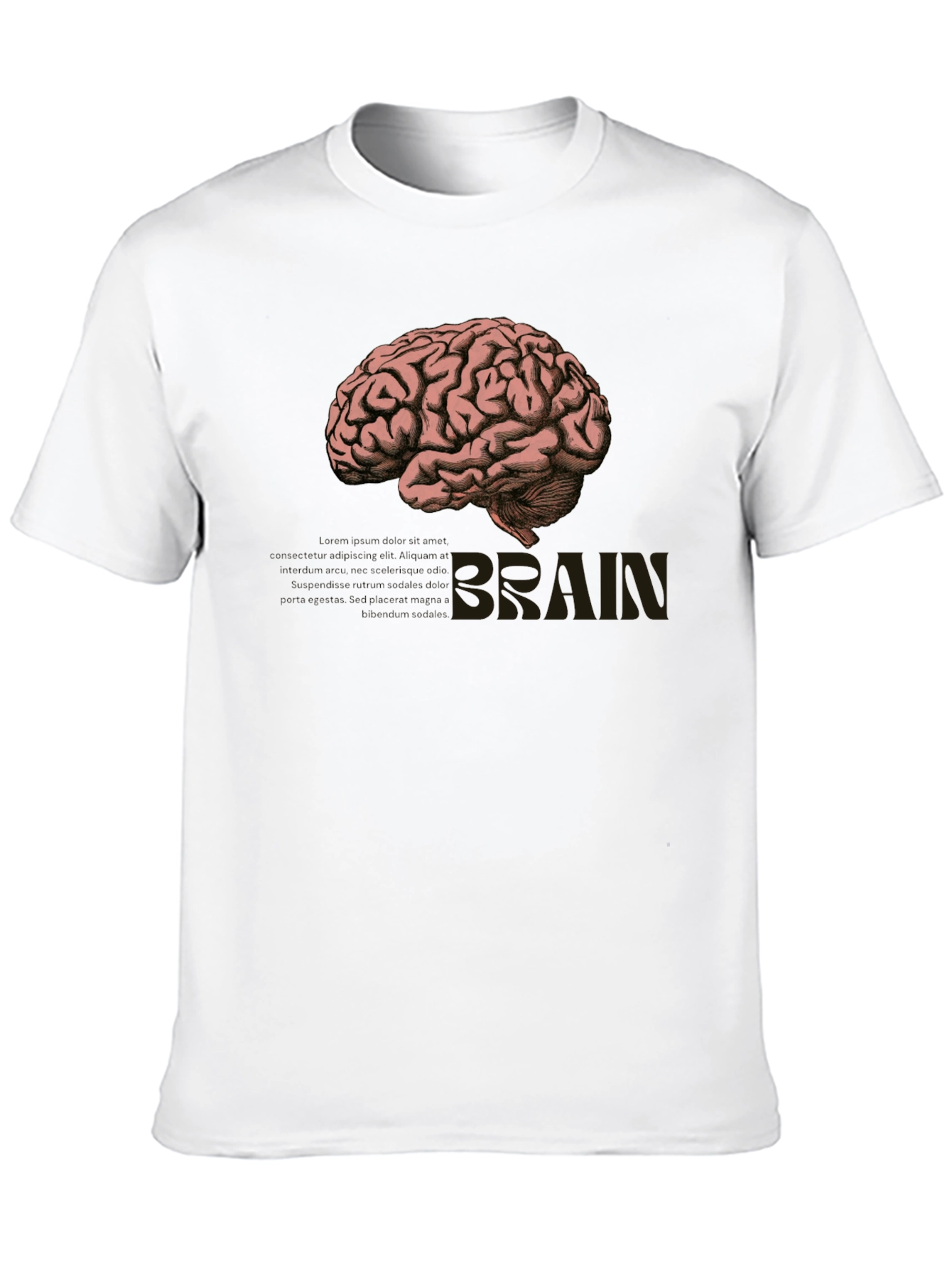 Brain Graphic Tee - Smart Style
