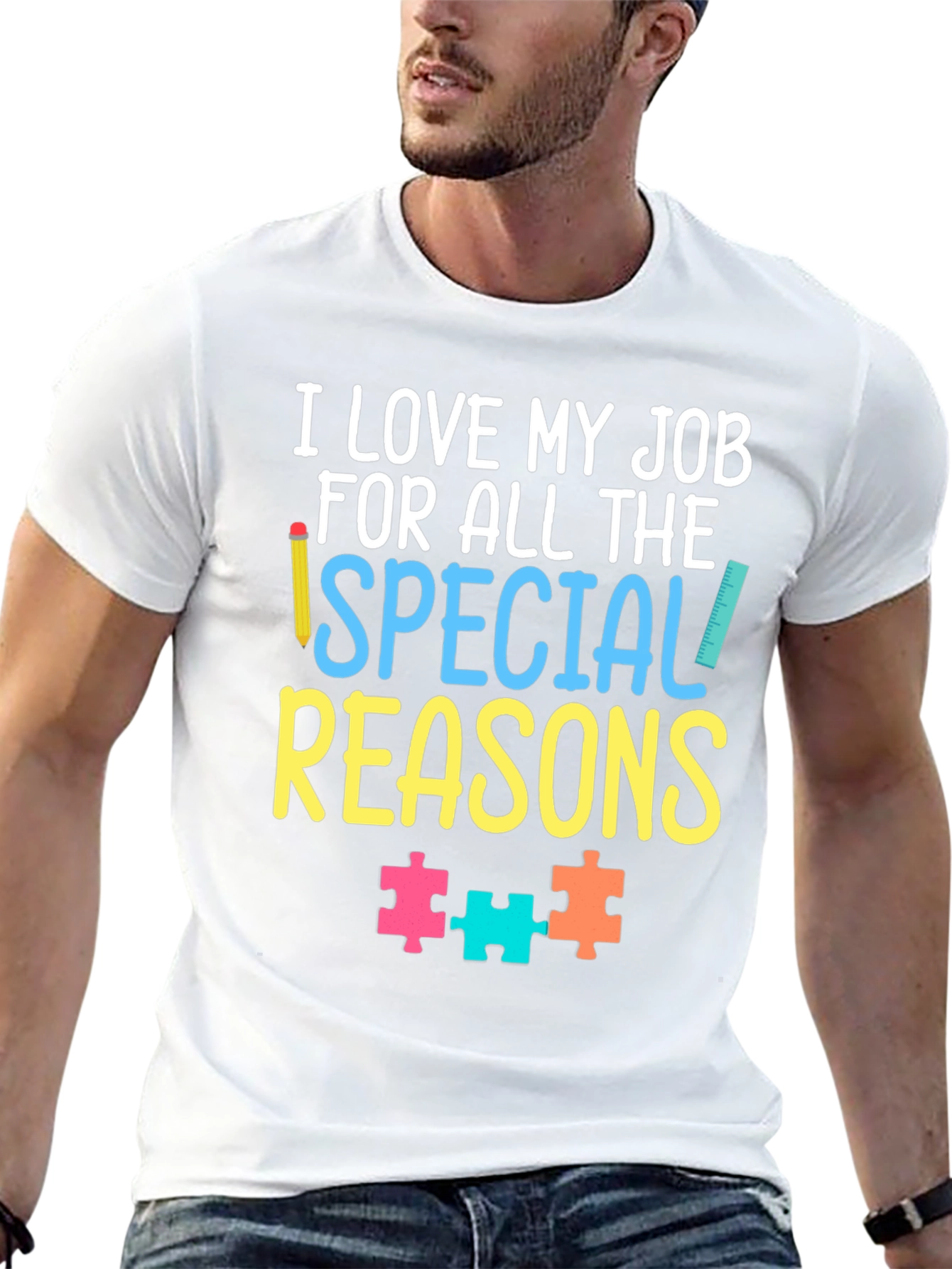 I Love My Job T-Shirt - Autism Awareness