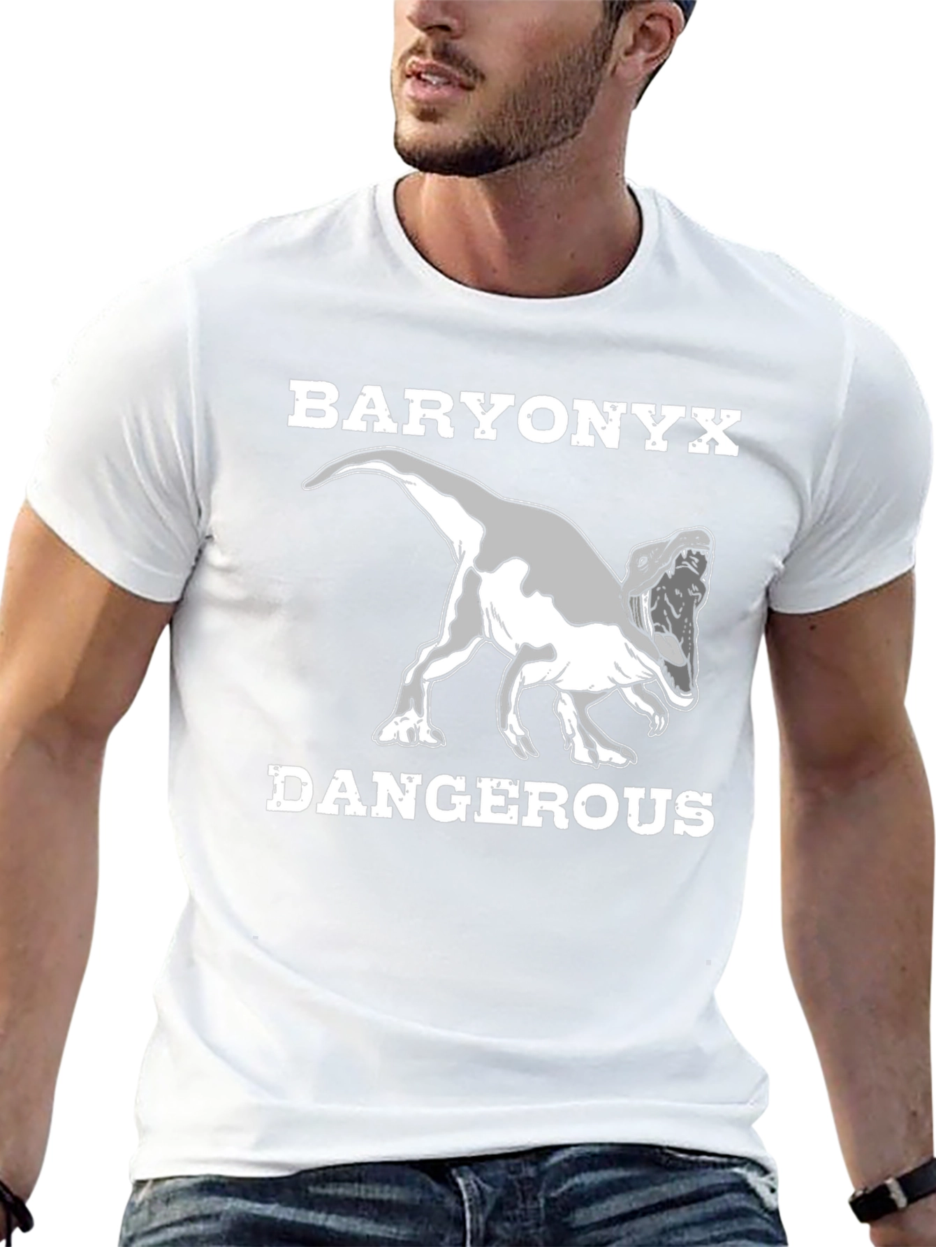 Baryonyx Dangerous Dinosaur Graphic Tee