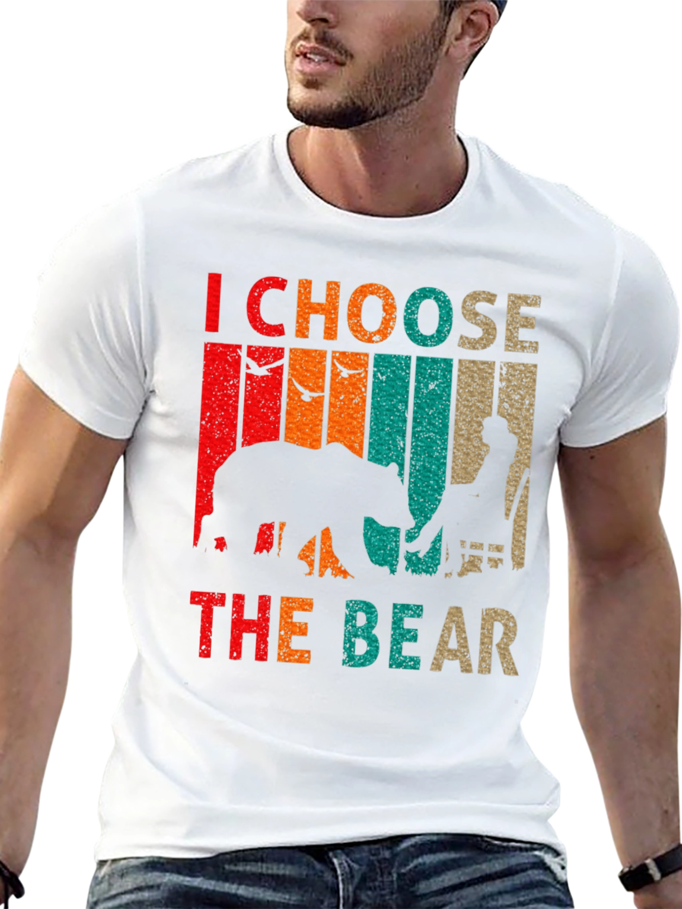 I Choose The Bear Graphic T-Shirt