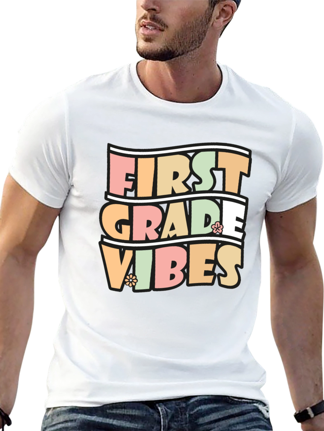 First Grade Vibes Graphic Tee