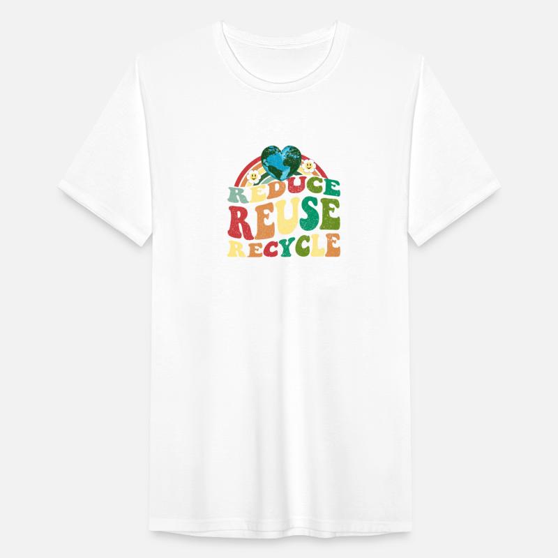 Reduce Reuse Recycle Classic Earth Day Vintage