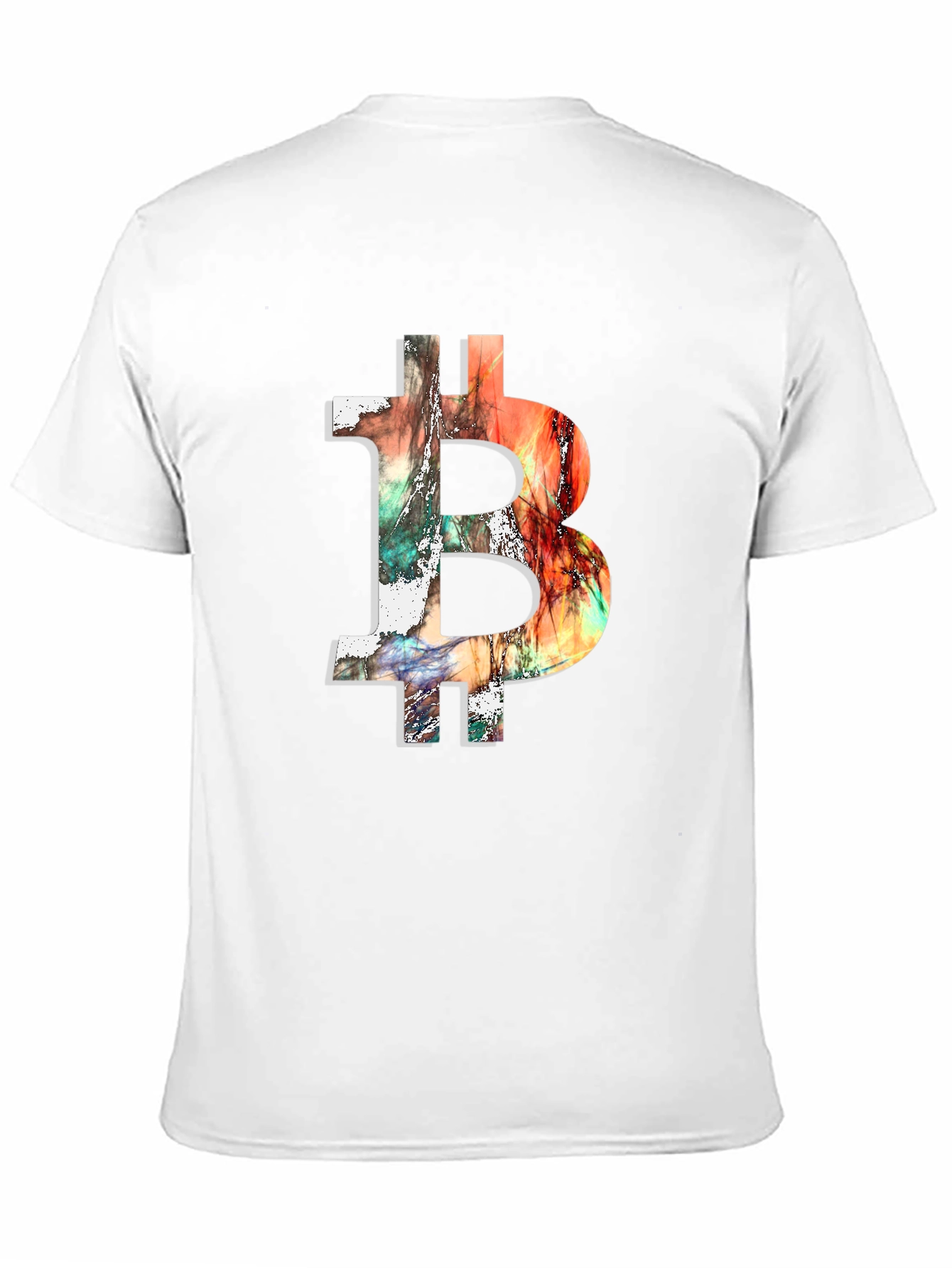 Bitcoin Graphic Tee - Crypto Art Design