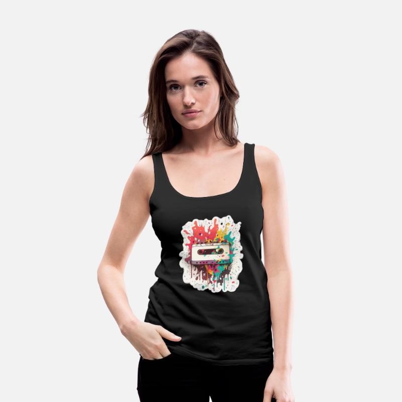 Retro Cassette Sticker Style