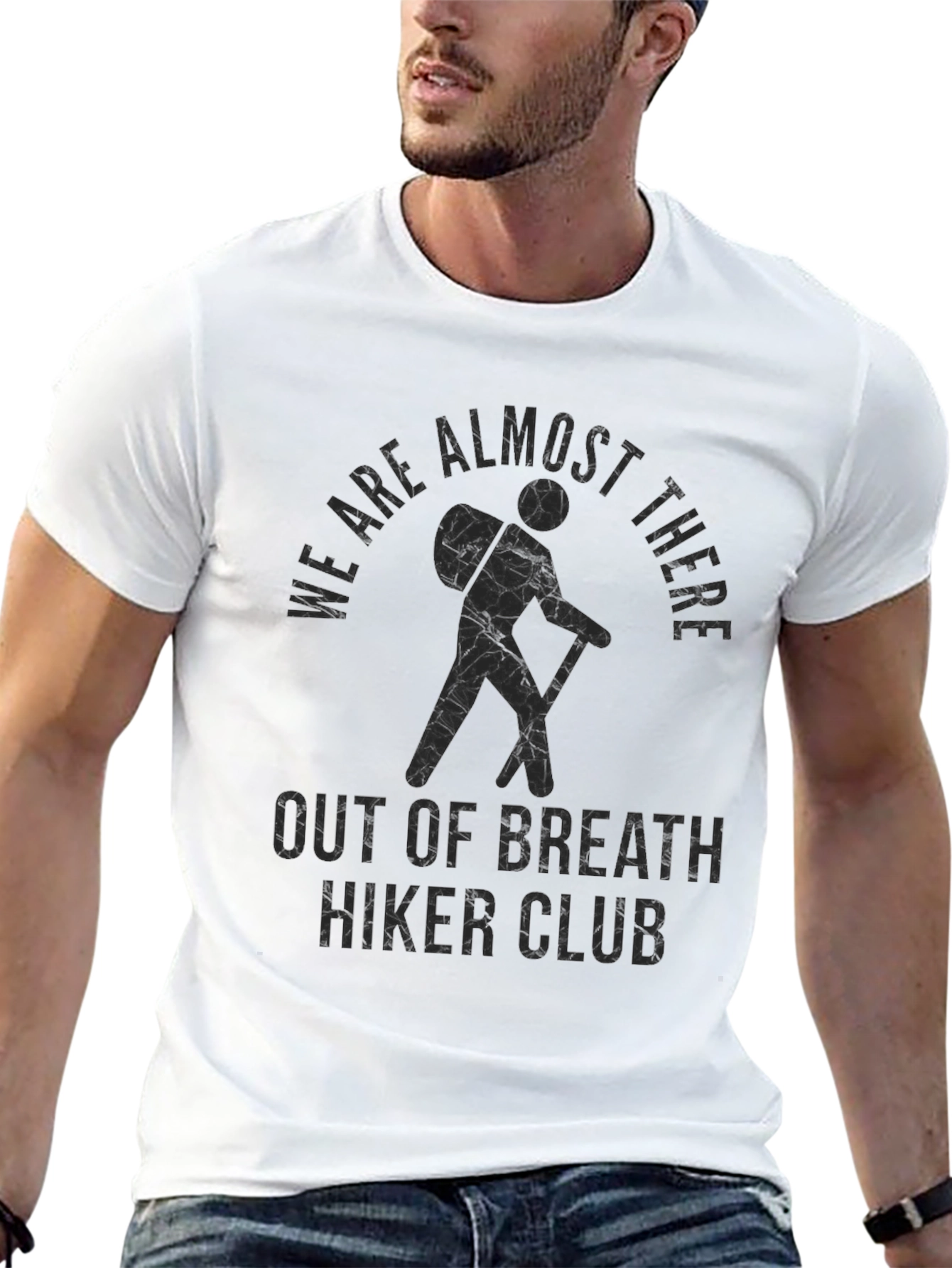 Out of Breath Hiker Club Graphic Tee