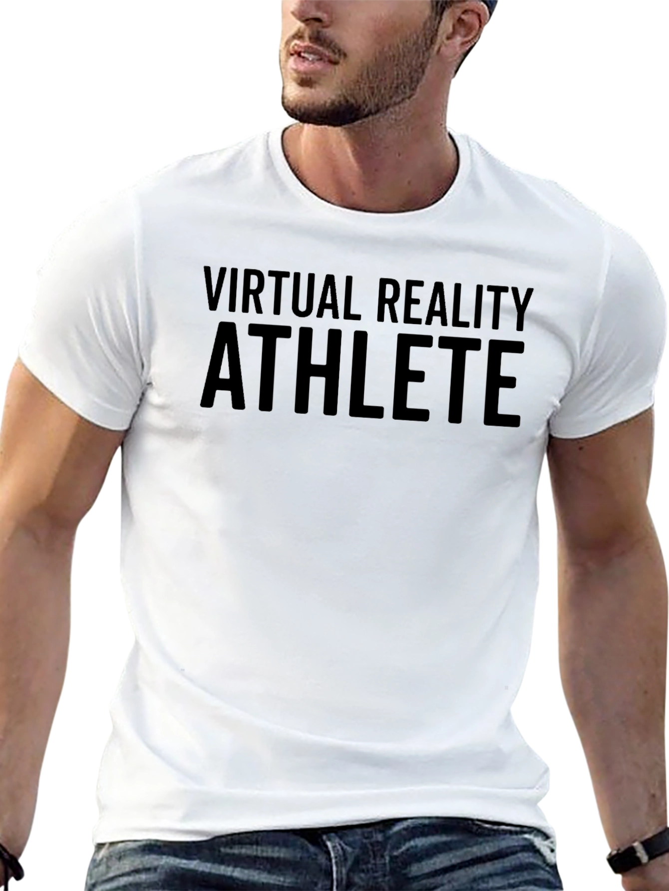 Virtual Reality Athlete Black T-Shirt