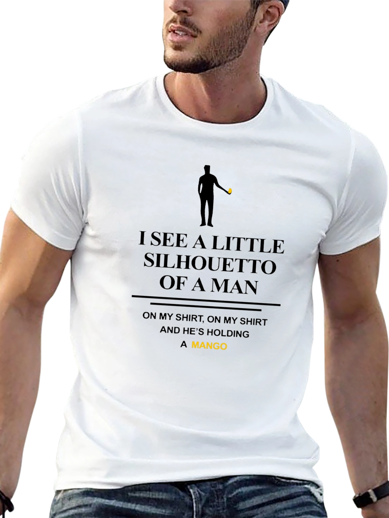 Silhouette Mango Graphic Tee - Soft Cotton Blend