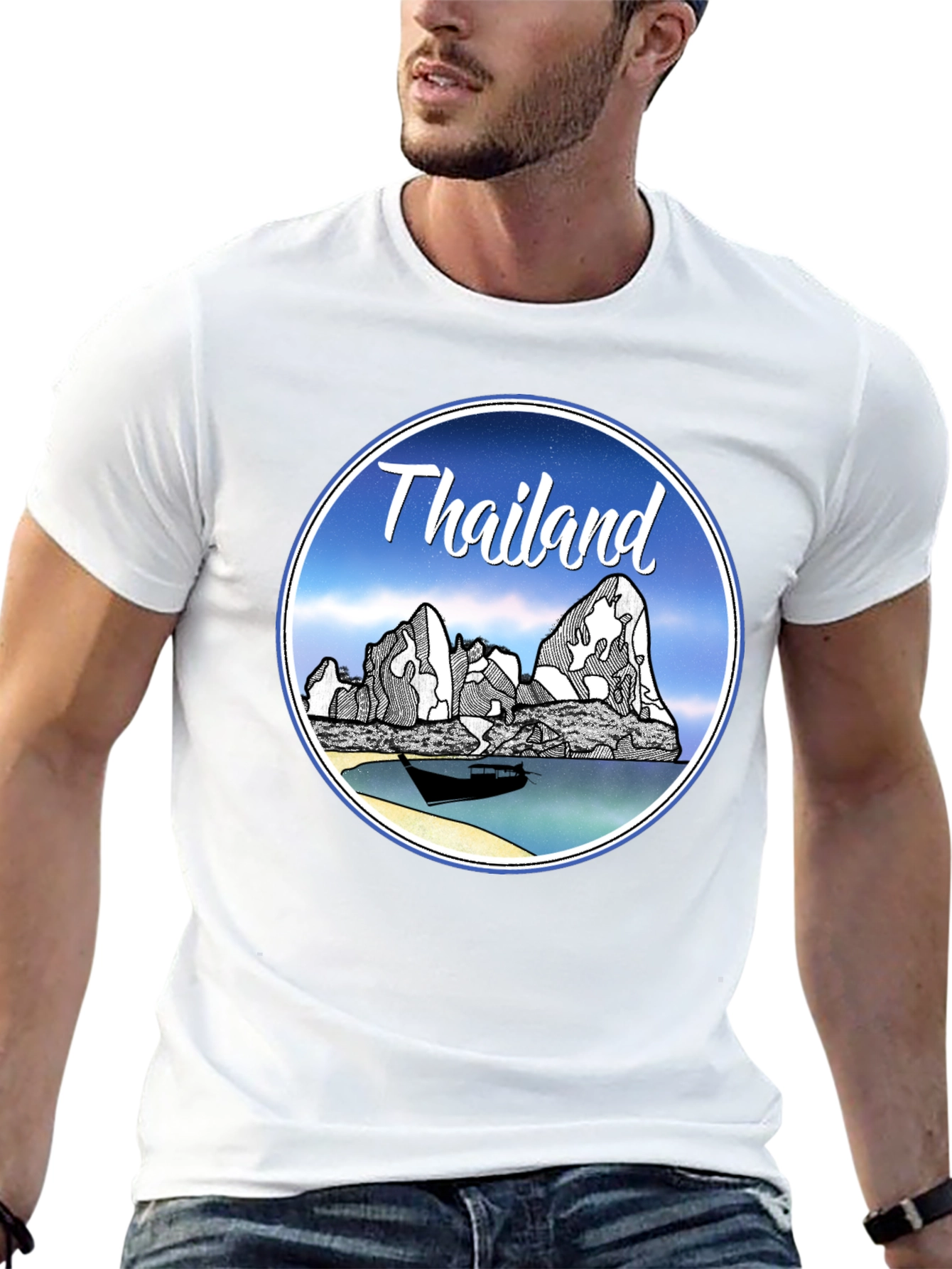Thailand Adventure T-Shirt: Scenic Island Design