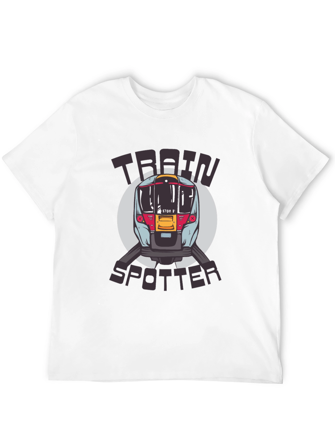 Train Spotter T-Shirt - Locomotive Design