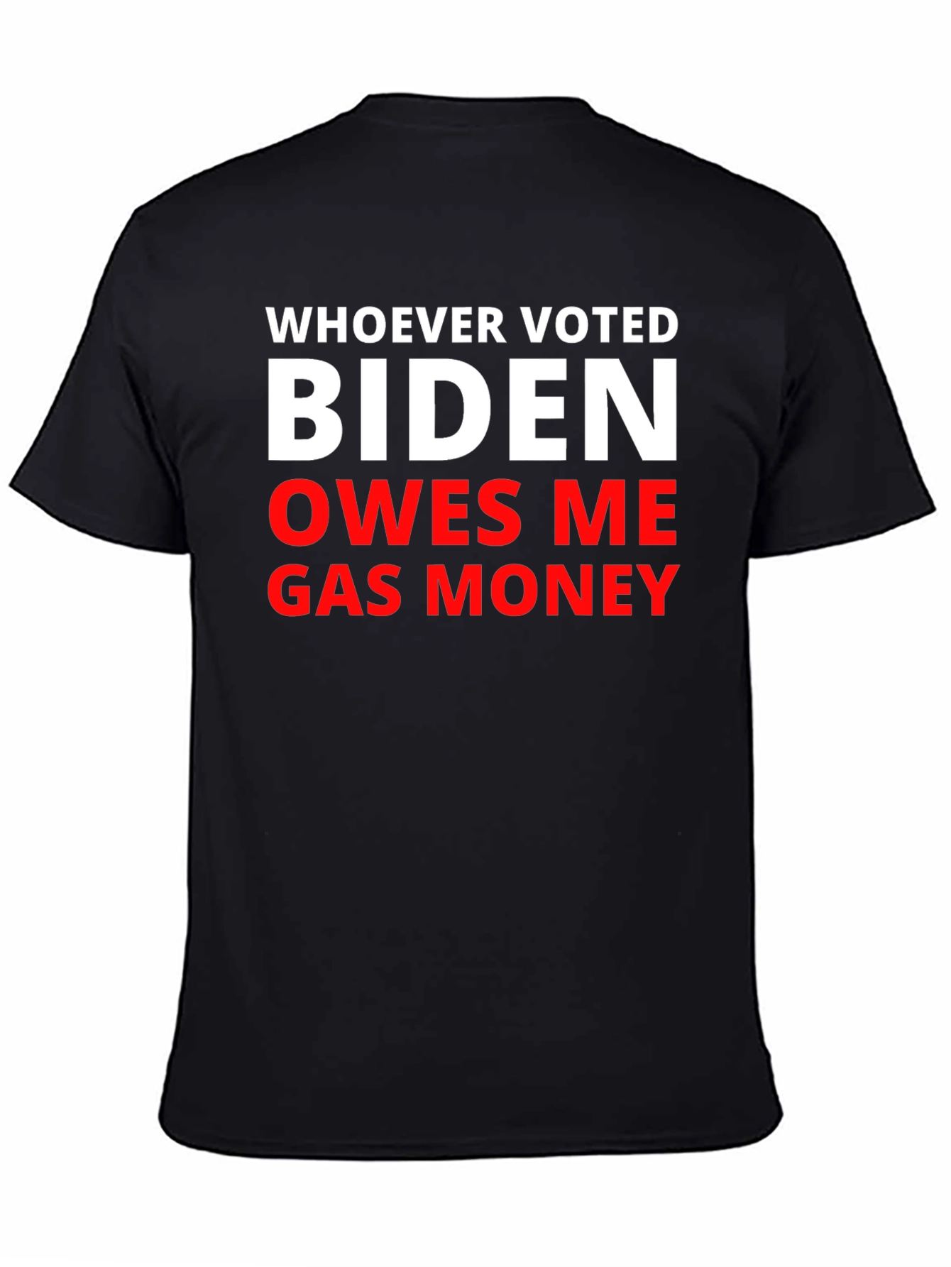 Biden Gas Money Black Graphic Tee