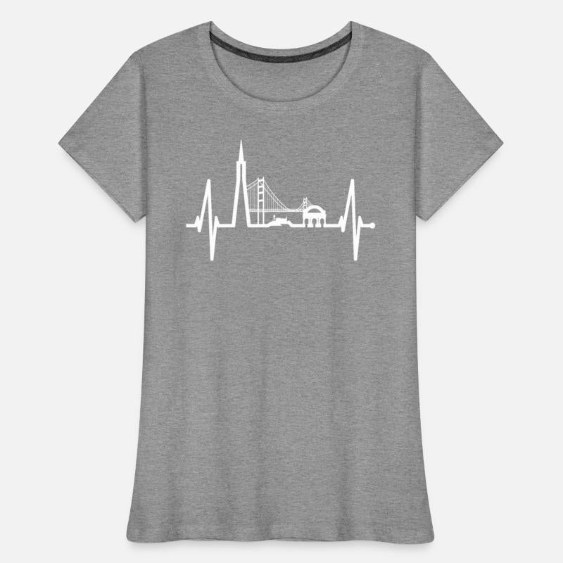 San Francisco Heartbeat Skyline California Lover