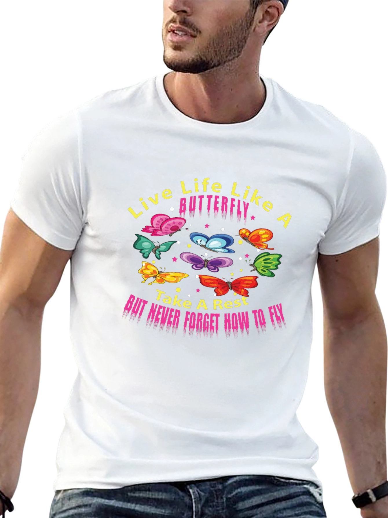 Live Like A Butterfly Graphic Tee