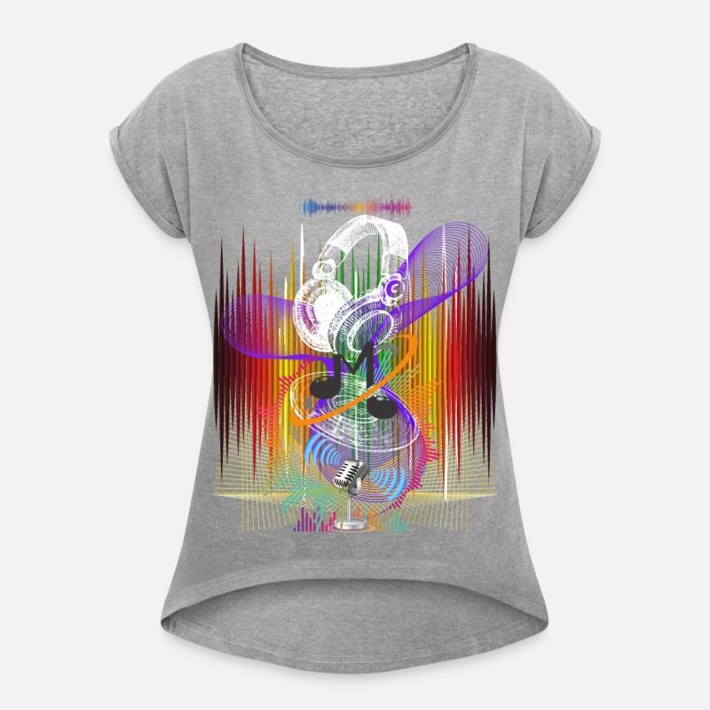 Sound Waves Symphony, Vibrant Headphones Vinyl