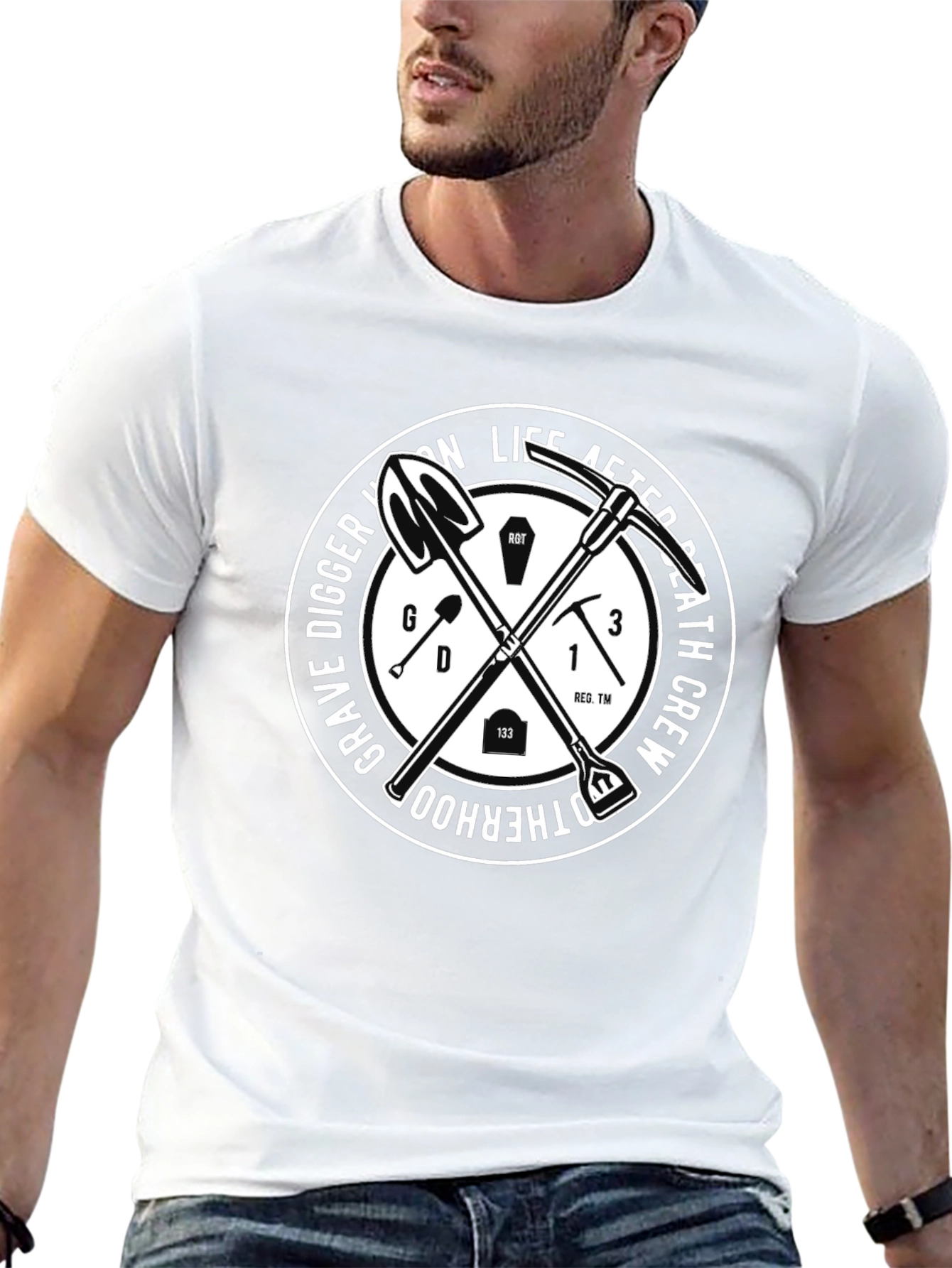 Grave Digger Brotherhood Black T-Shirt