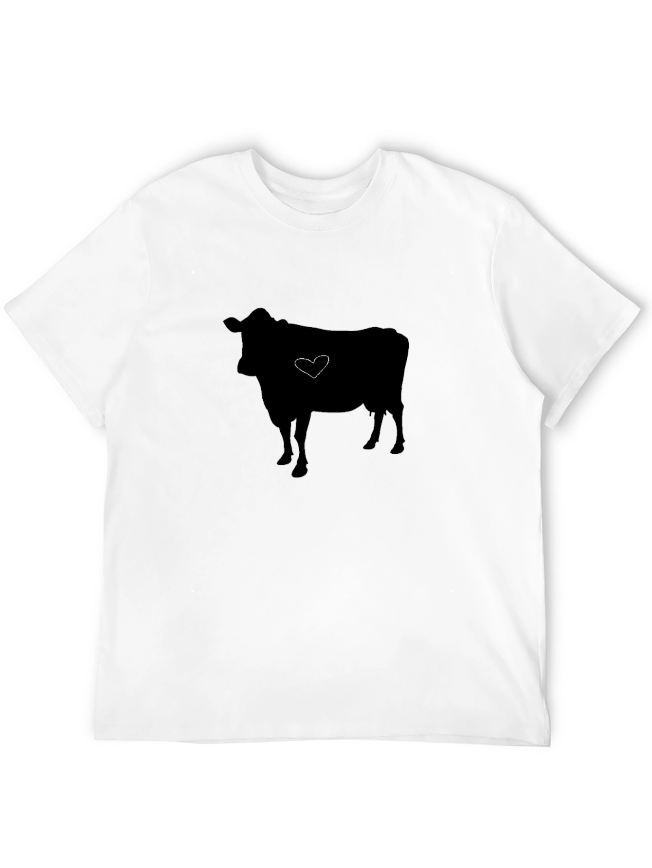 Cow Heart Graphic Tee - Black Unisex T-Shirt
