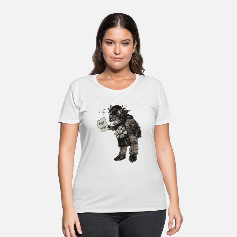 Surreal Wolf Boss Man – Dark Office Humor