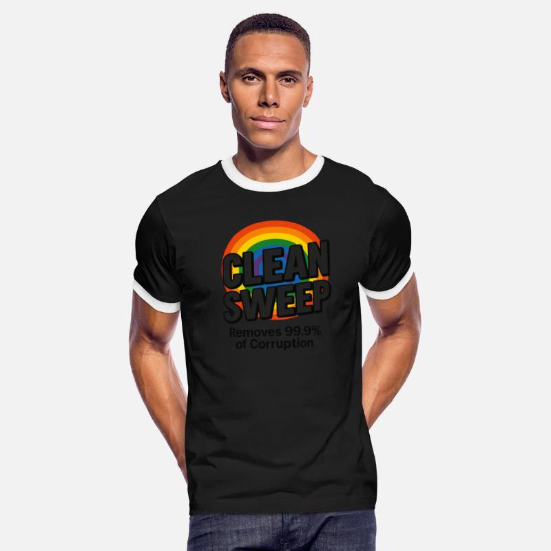 T-shirt Clean Sweep - Anti-Corruption Rainbow 2025