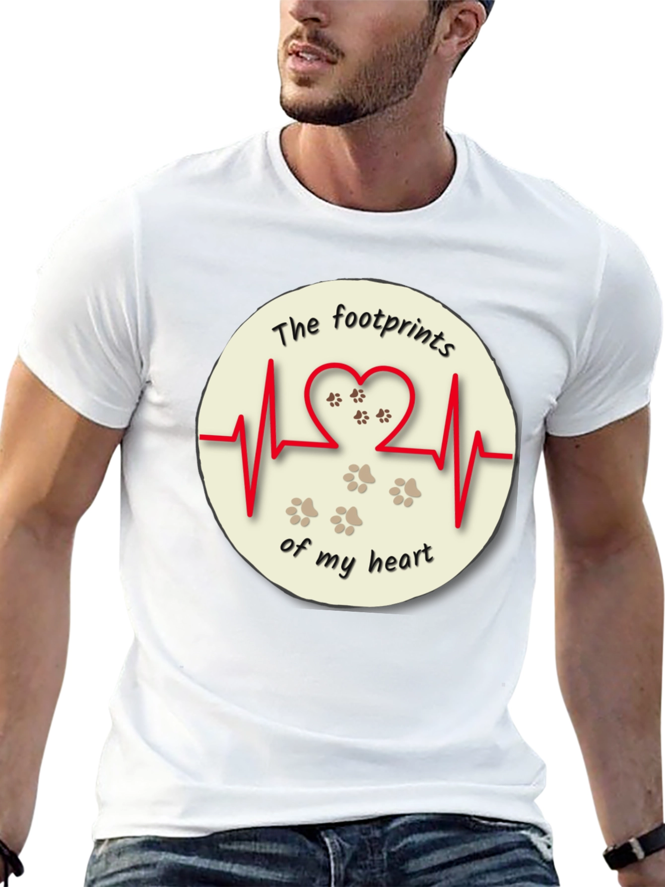 Footprints of My Heart T-Shirt