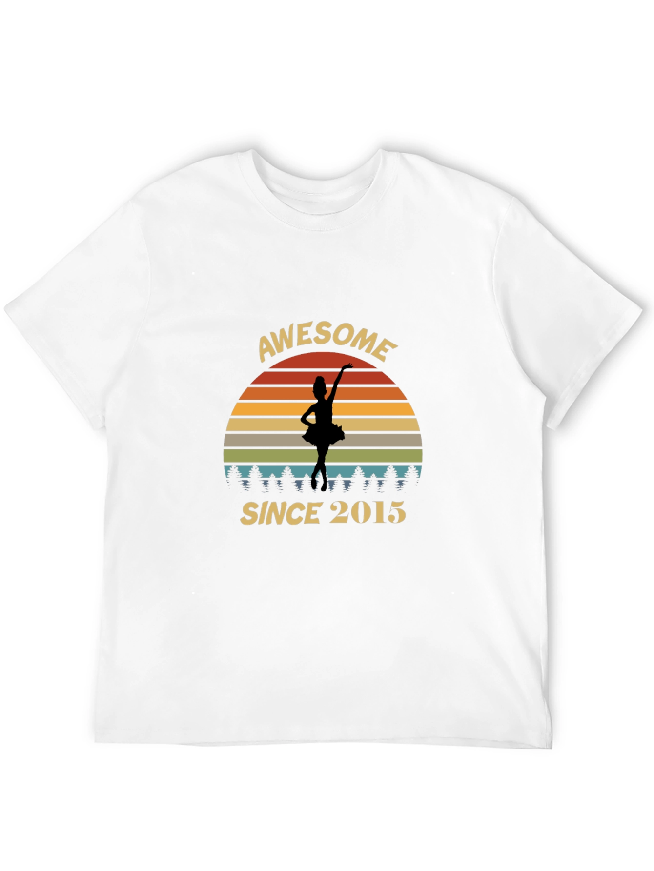 Awesome Since 2015 Dancer Graphic T-Shirt