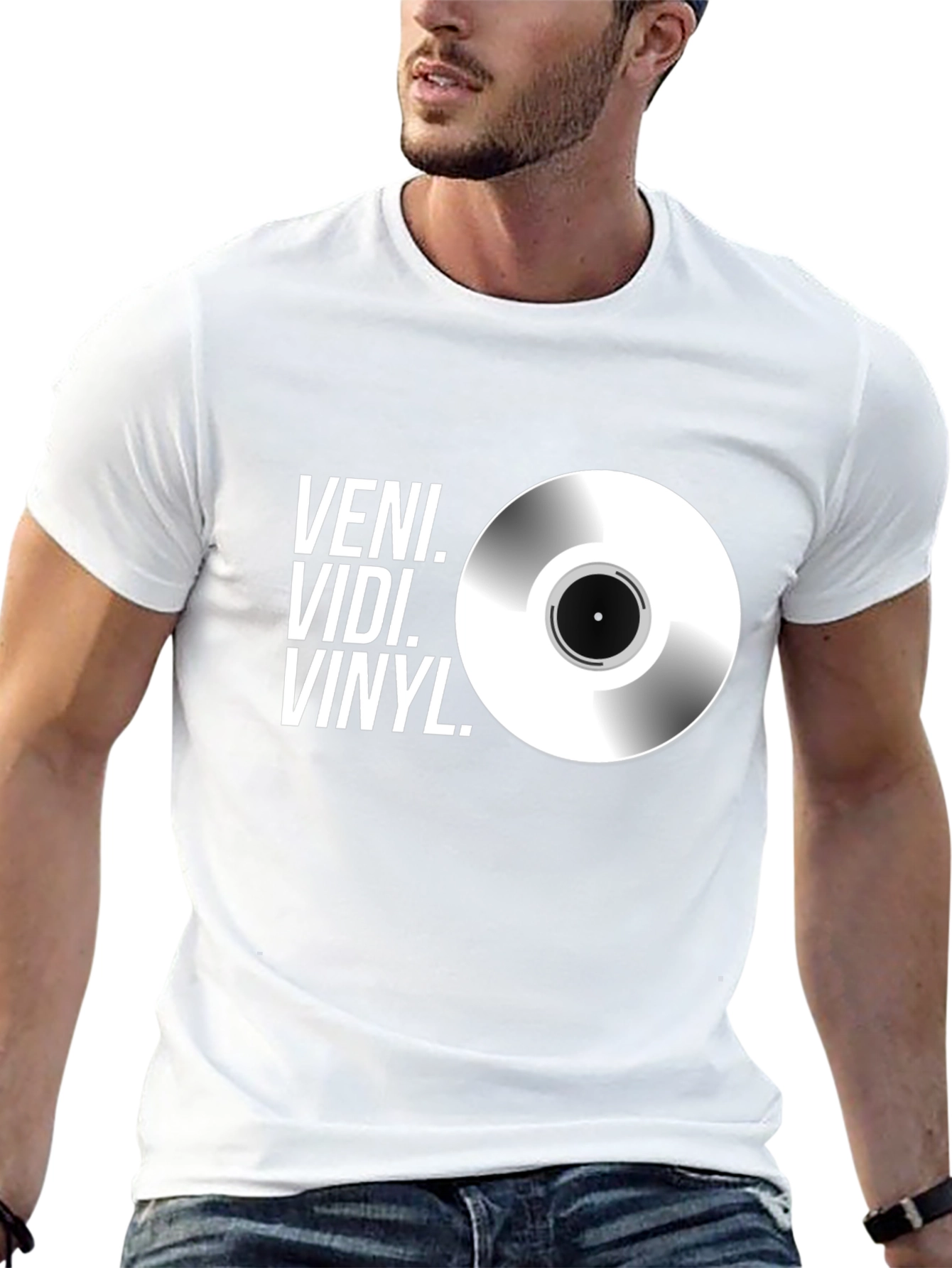 Veni Vidi Vinyl T-Shirt - Music Lover Tee