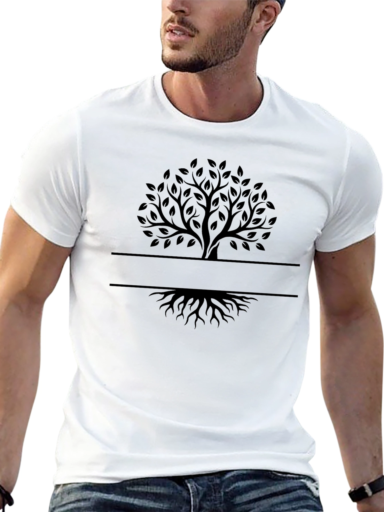 Family Tree Personalized Mens T-Shirt