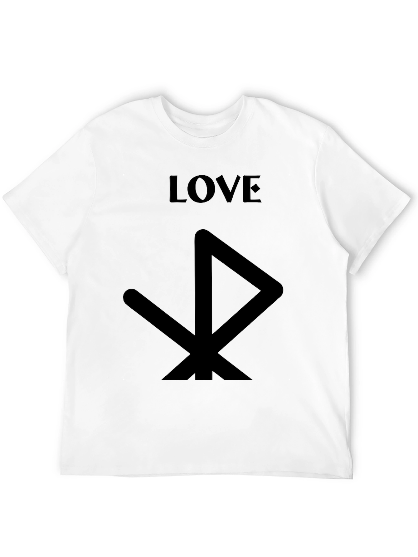 Love Bindrune Black T-Shirt