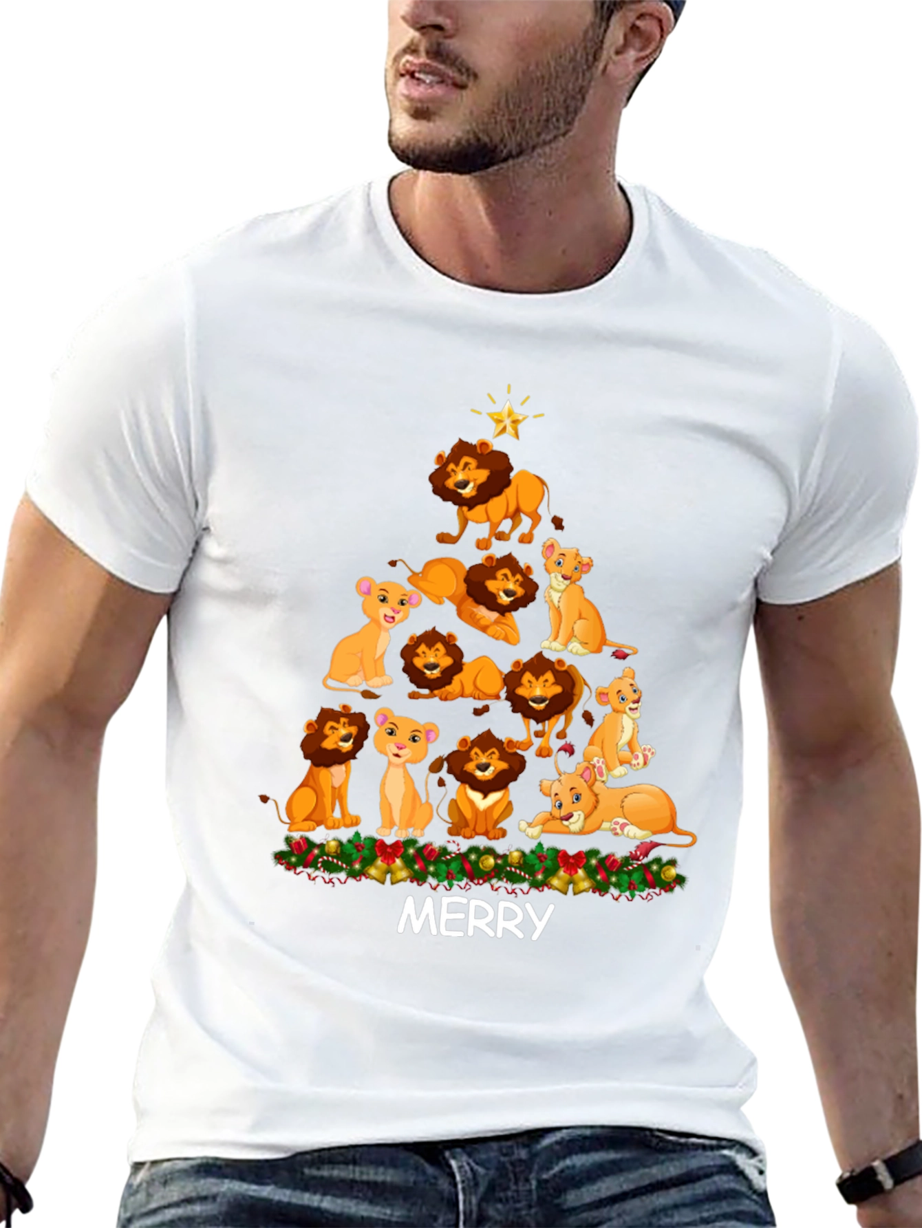 Lion King Christmas T-Shirt - Merry Holiday Tee