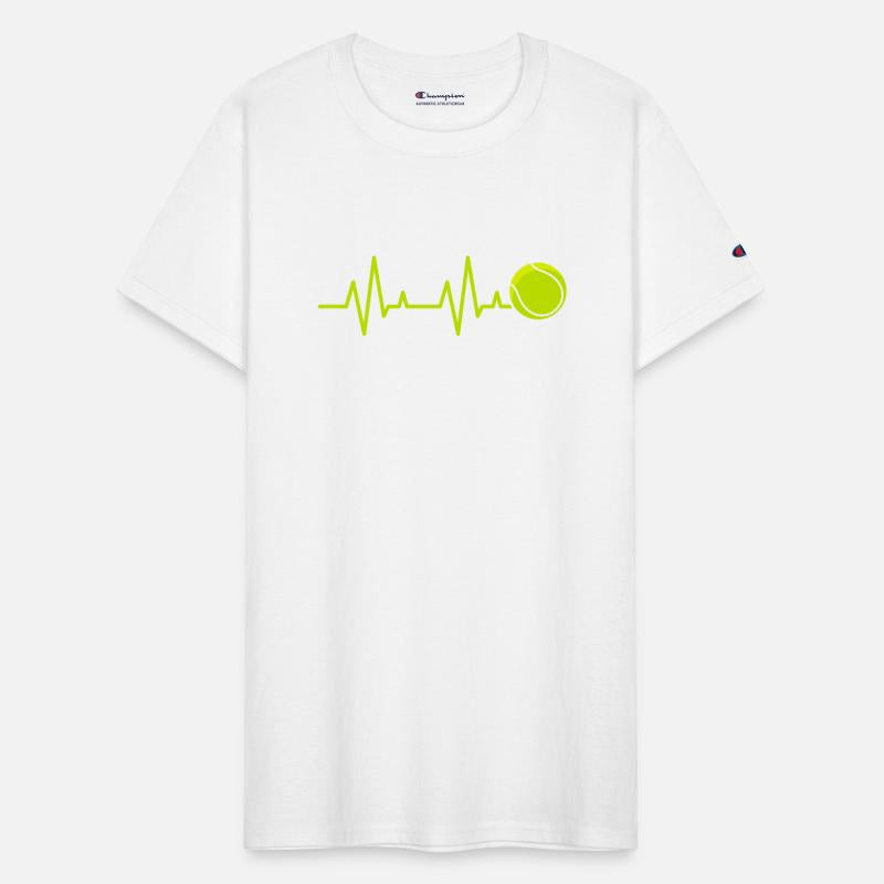 Tennis Ball Heartbeat Racket Sports Athlete Tennis