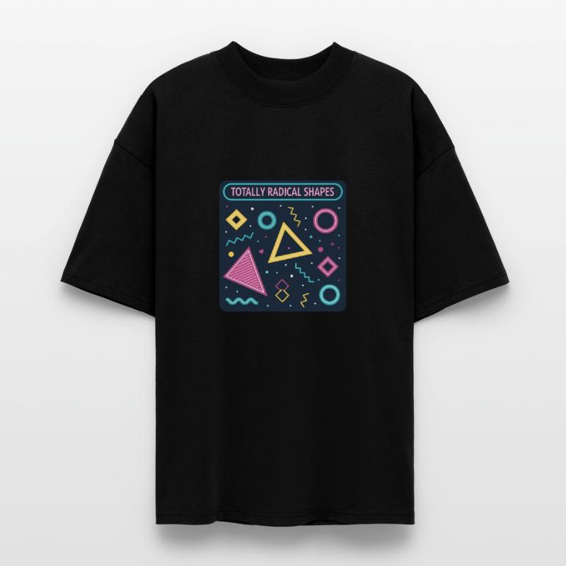 Totally Radical Shapes Neon Geometric 80s