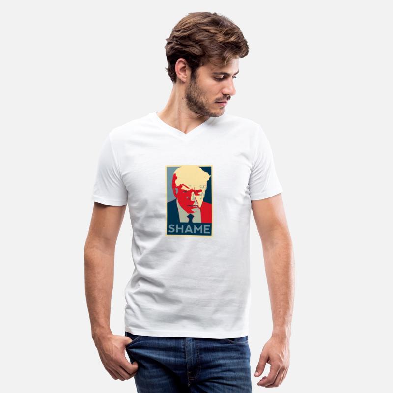 Trump mug shot Shame Obama HOPE poster style