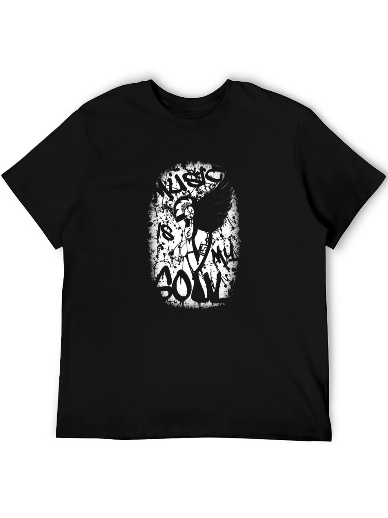 Music is My Soul Graphic T-Shirt