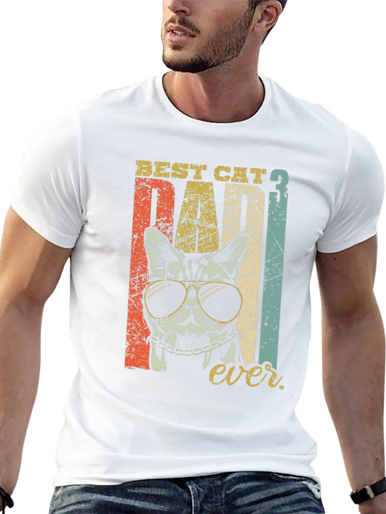 Best Cat Dad Ever T-Shirt