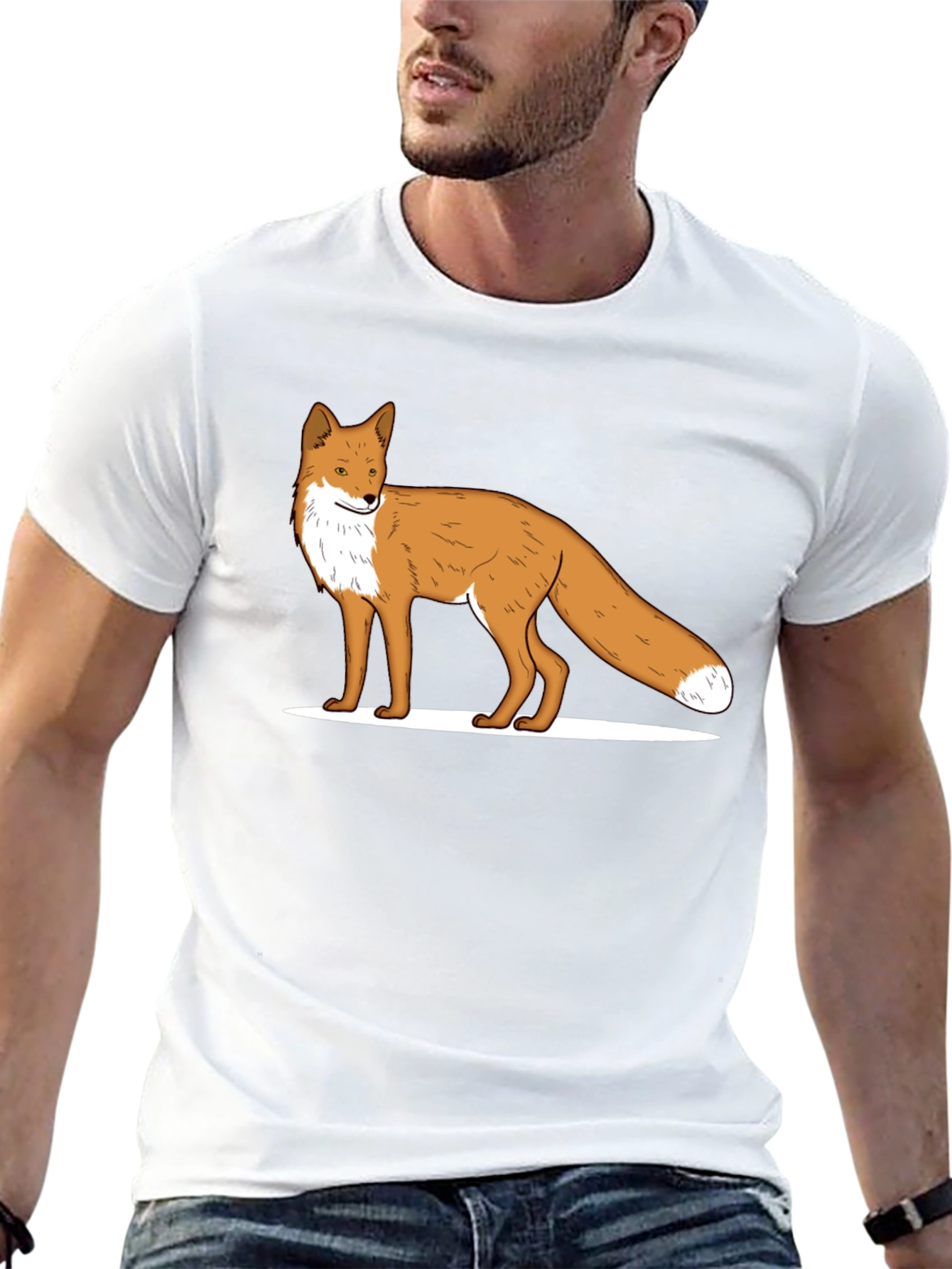 Fox Graphic Tee - Classic Black T-Shirt