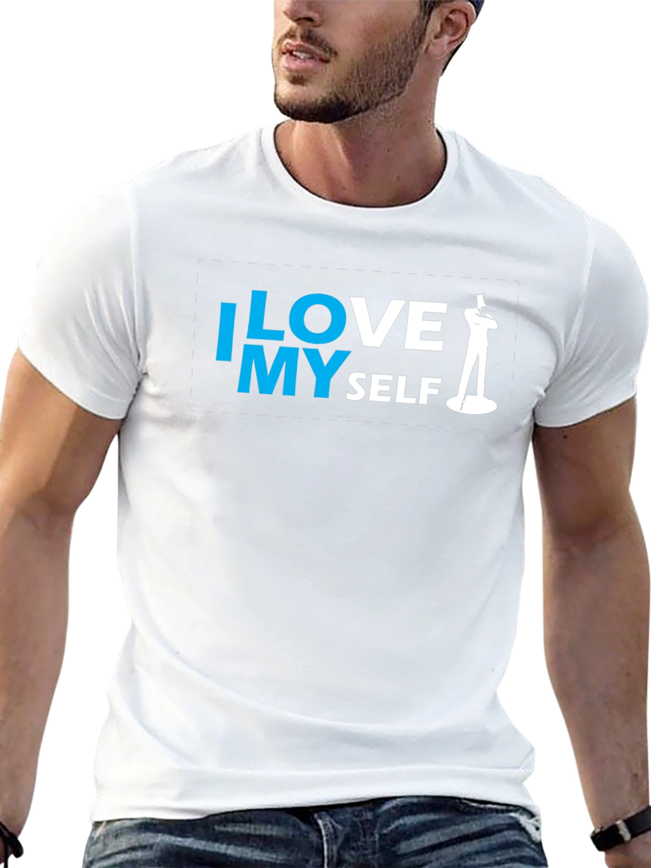 I Love Myself Graphic Tee - Stylish and Confident