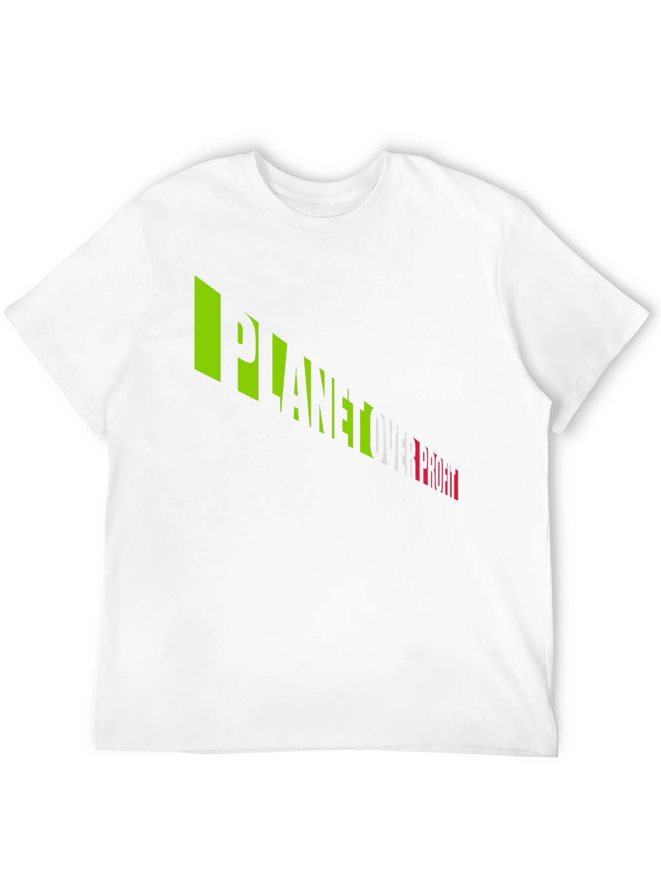 Planet Over Profit Graphic Tee - Eco-Conscious T-Shirt