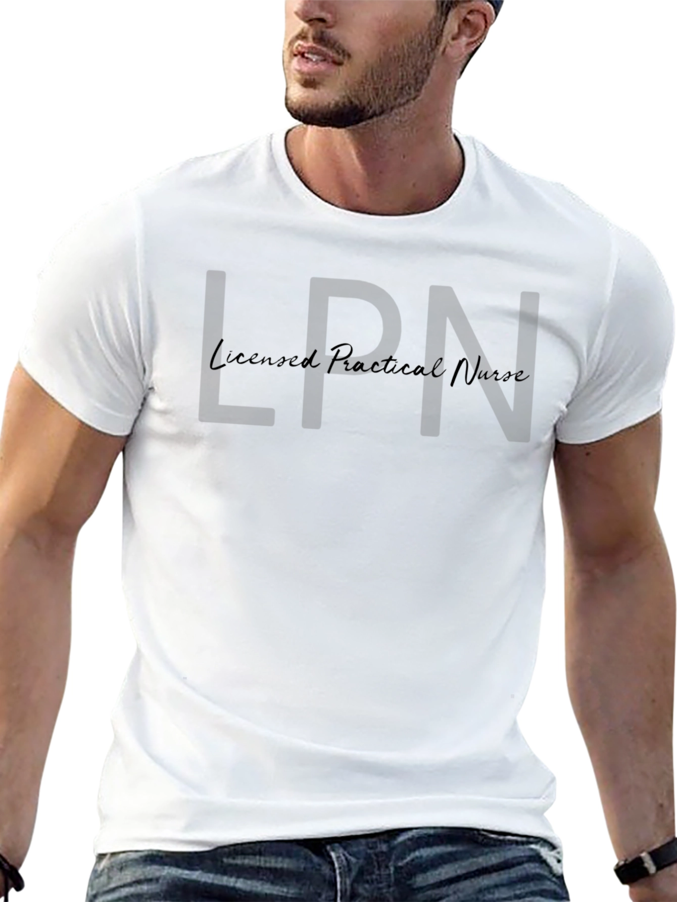 LPN Licensed Practical Nurse Black Tee