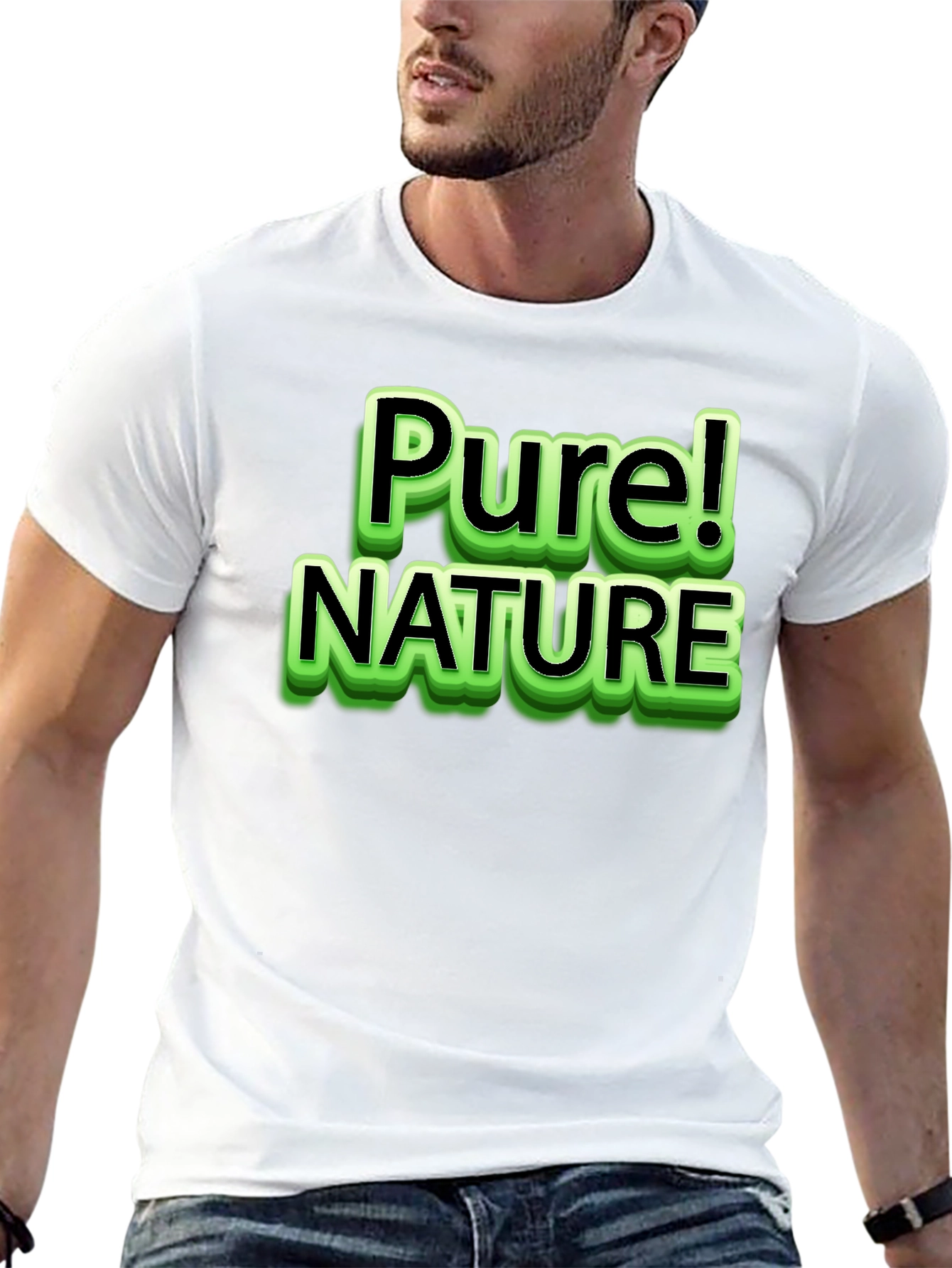 Pure Nature Black T-Shirt