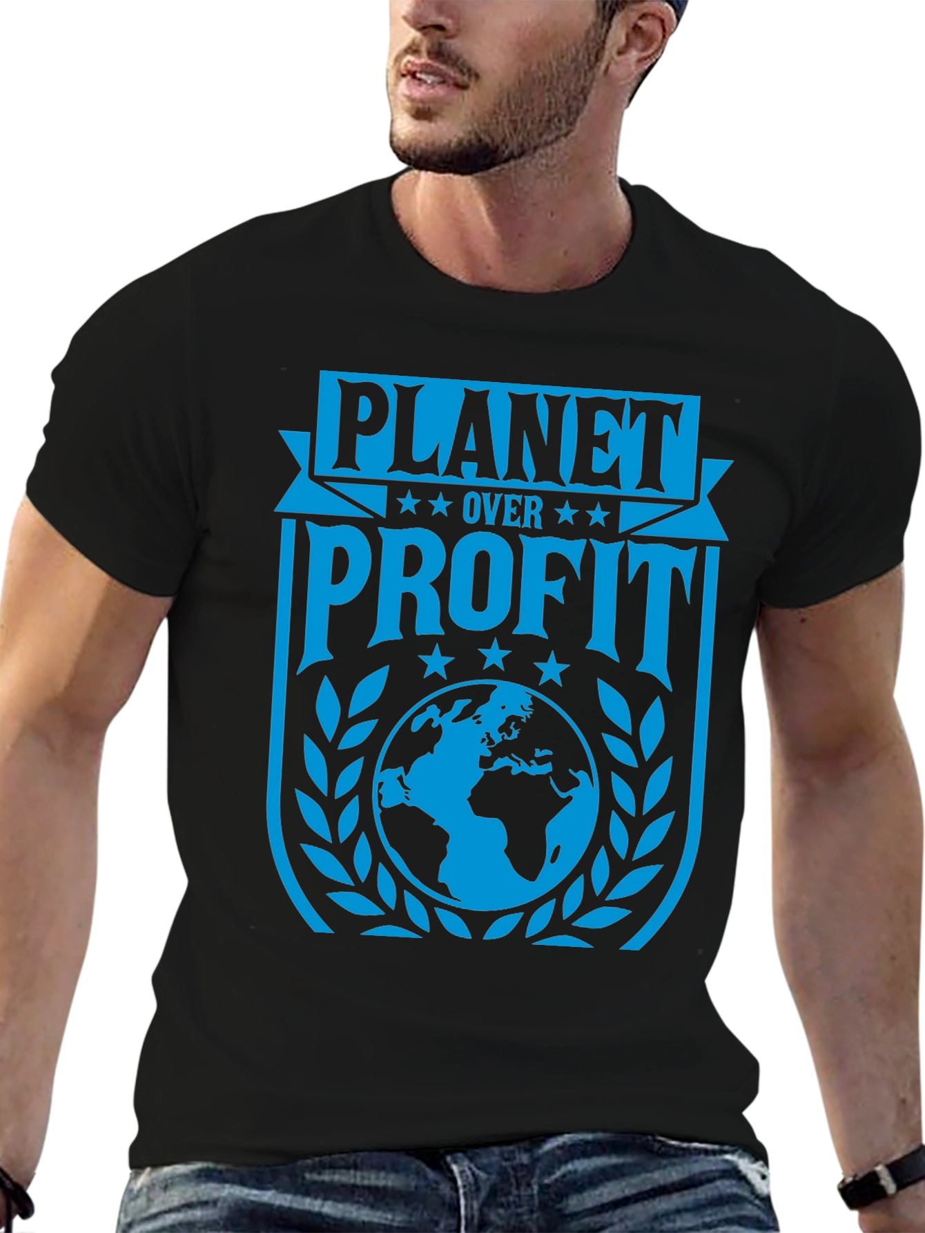 Planet Over Profit Graphic Tee - Environmental Activism Shirt