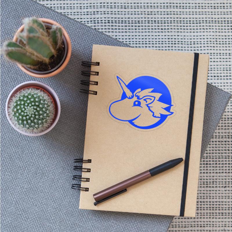 Unicorn Hole Looking Funny Cute Cool Comic Cartoon