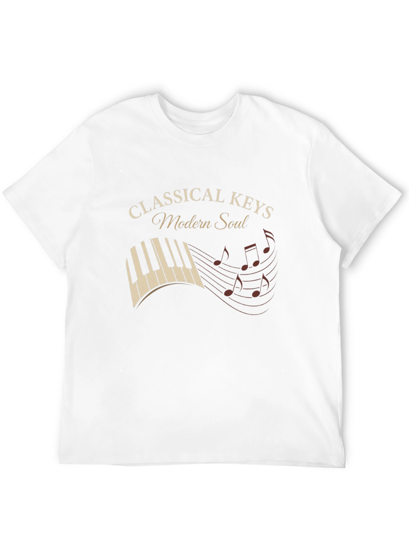 Classical Keys Modern Soul Black Graphic Tee